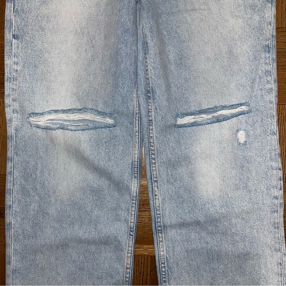Good American Good 90’s Mid-Rise Baggy Light Blue Jeans GFXL859DTV NWT - Picture 5 of 12